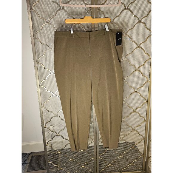 Tahari ASL NEW Womens Classic Pants Jill Loden Size 18W Polyester Blend Office - Picture 1 of 8